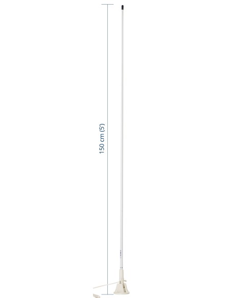 Scout KM-22 BS VHF antenna fiberglass 1,5mt 3db