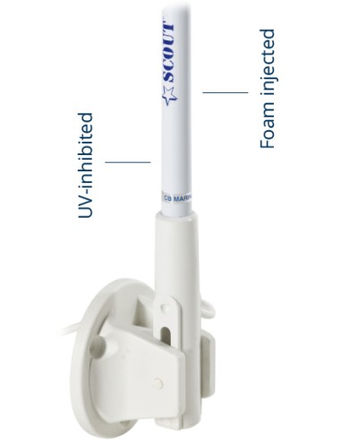 Scout KM-22 BS VHF antenna fiberglass 1,5mt 3db