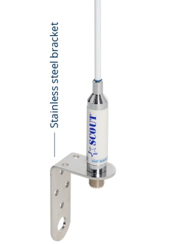 Scout KM-3F antenna VHF fiberglass 0,9mt 3db 50 Ohm