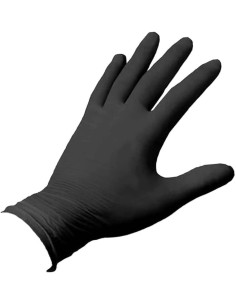 Sistar guanti BLACK PLUS in lattice nero cf.100pz 2