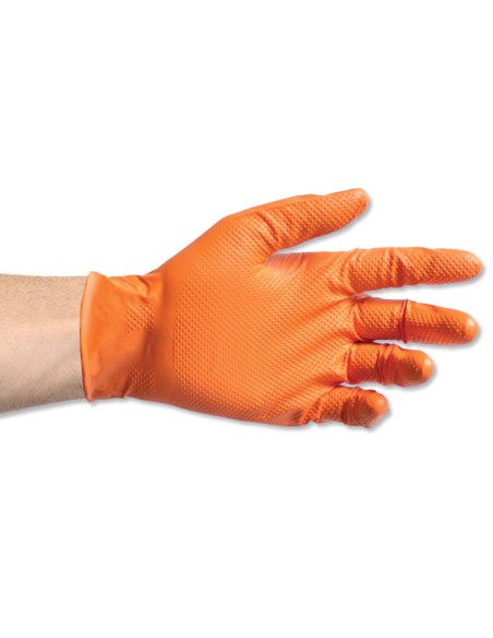 Sistar ORANGE GRIP Guanto professionale monouso in Nitrile Sistar ORANGE GRIP Guanto professionale monouso in Nitrile