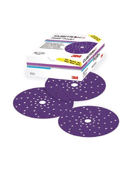3M Multihole Abrasive Discs CUBITRON II Hookit purple D.150mm 3M Multihole Abrasive Discs CUBITRON II Hookit purple D.150mm