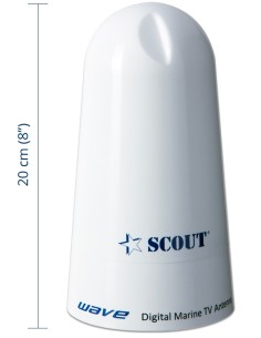 Scout antenna TV DVB WAVE HD omnidirezionale 2