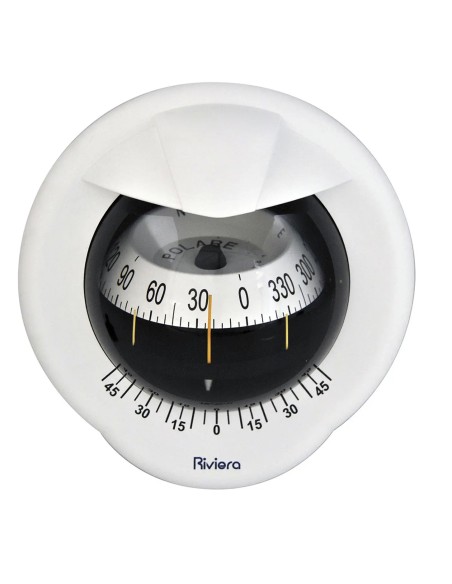 Riviera bussola verticale POLARE 4" bianca