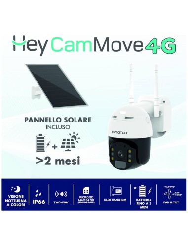 ISNATCH HeyCam Move 4G 1080p Telecamera Wi-fi