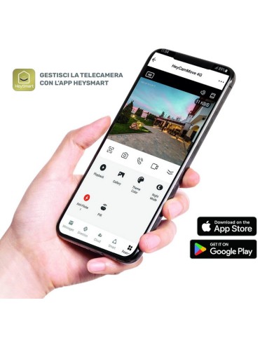 ISNATCH HeyCam Move 4G 1080p Telecamera Wi-fi