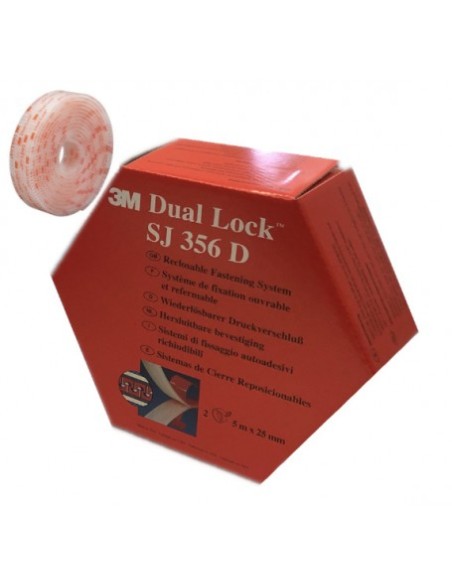 3M SJ-356 D - Dual Lock™ Hook and Loop Twin Pack