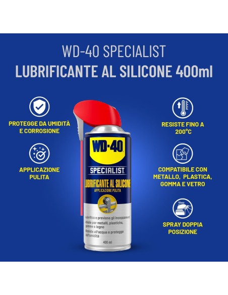 WD 40 Silicone Lubricant Spray 400ml