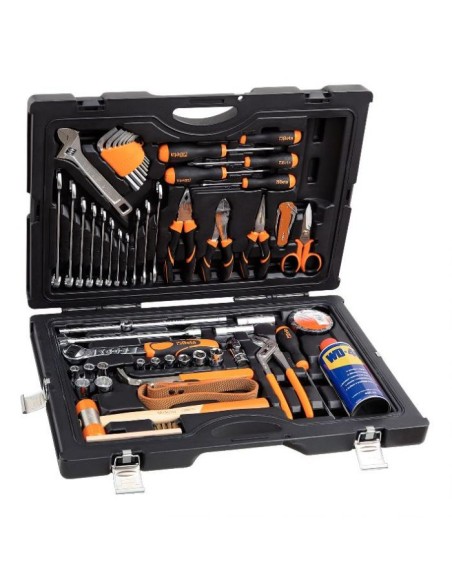 BETA Cassetta attrezzi 2051N con assortimento 55 attrezzi nautica