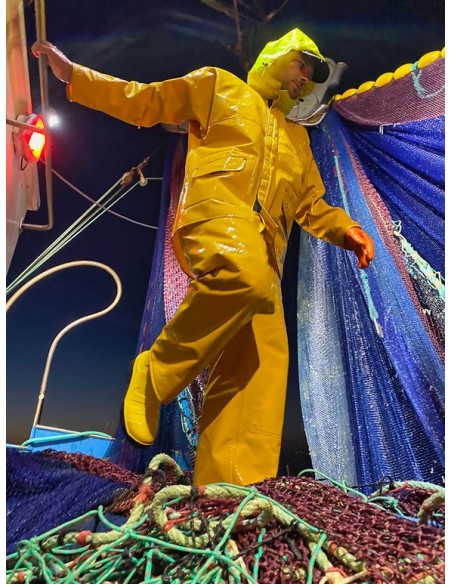 GUY COTTEN Rosbras Nylpeche giacca cerata stagna da pesca