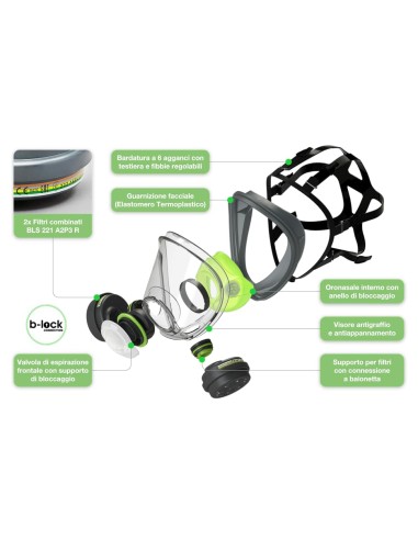 BLS Maschera facciale BLS 5600