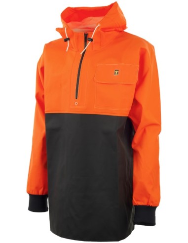 GUY COTTEN Chinook Smock Giacca cerata orange/black