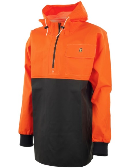 GUY COTTEN Chinook Smock Giacca cerata orange/black
