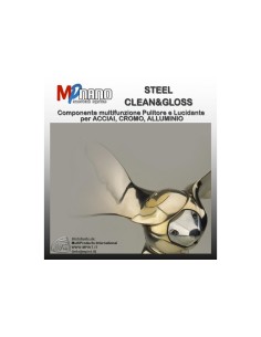 MPNano Steel Clean pulitore nanotecnologico per acciaio, cromo, alluminio. 2