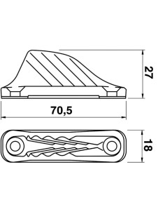 CLAMCLEATS CL254 Midi Alluminio 2