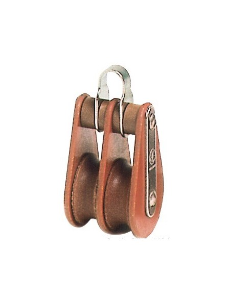 HYE tufnol bozzello 2 pulegge TB 12x43