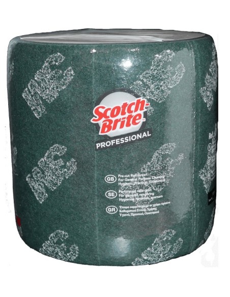 3M Scotch-Brite Rotolo carta abrasiva verde pretagliata cod.640