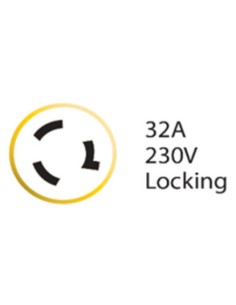 Marinco 3-wire bipolar monophase plug 32A/230V 50A/125V 2