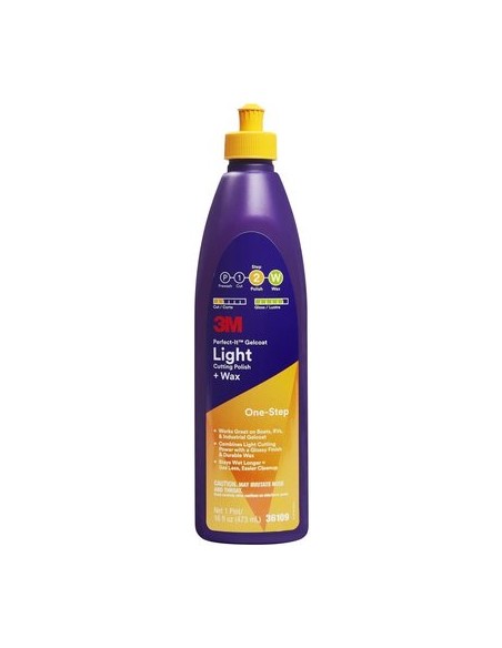 3M Perfect-It Gelcoat Light Cutting Polish + Wax 473ml 3M Perfect-It Gelcoat Light Cutting Polish + Wax 473ml