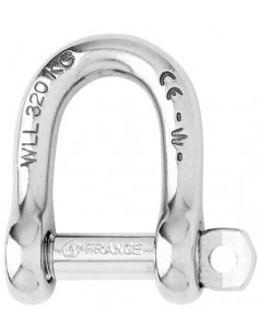 Wichard 1204 grillo a D inox 316 mm.8