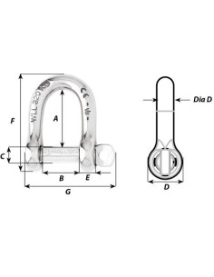 Wichard 1205 Grillo D mm.10 2