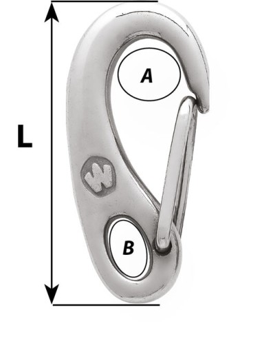 Wichard moschettone 2479 lunghezza 35 mm