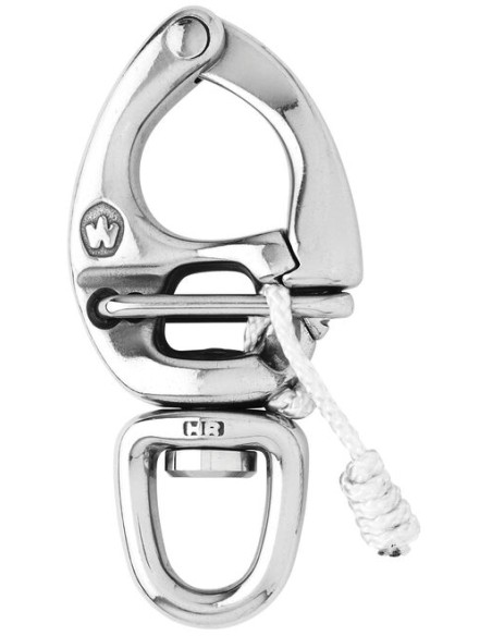 Wichard 2676 HR quick release snap shackle with swivel eye length 110 mm Wichard 2676 HR quick release snap shackle with swivel eye length 110 mm