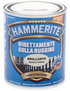 Hammerite Smalto brillante bianco panna 750ml