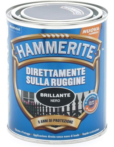 Hammerite paint briliant black 750ml