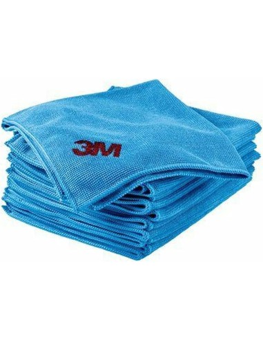 3M Scotch-Brite Essential Microfibre Cloth 10pz blue 36x36cm