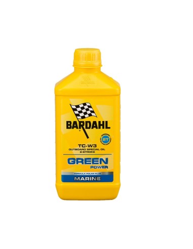 Bardhal Olio fuoribordo 2 tempi TC-W3 1lt Green Power